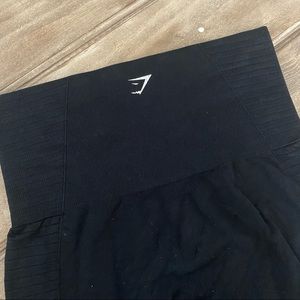 Gymshark Energy Seamless Crop Leggings Black Size Small